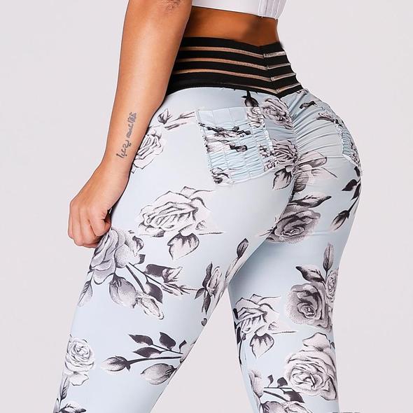 Pieces Tall high waisted leggings in floral | ASOS