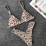 Women's Leopard Print Tara Snake Bikini Set-DKN Trend