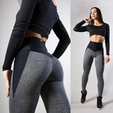 Star Fit Patchwork Workout Leggings-DKN Trend
